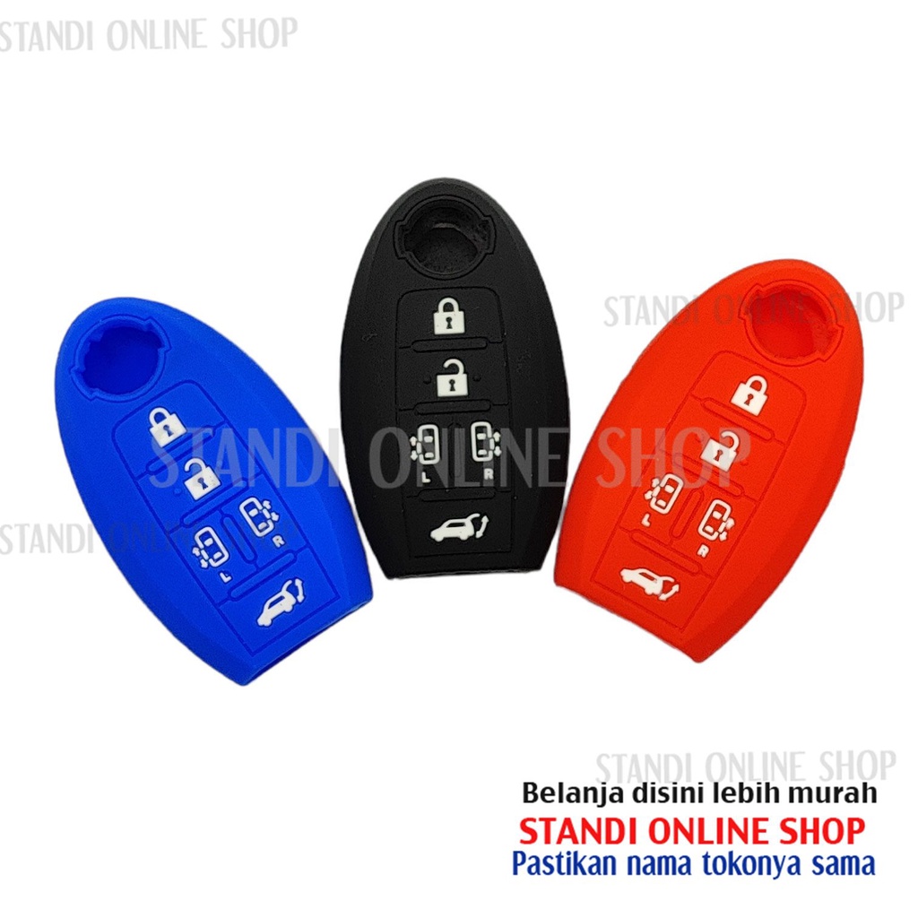 Silikon Remote Cover Sarung Kunci SmartKey Nissan New Elgrand