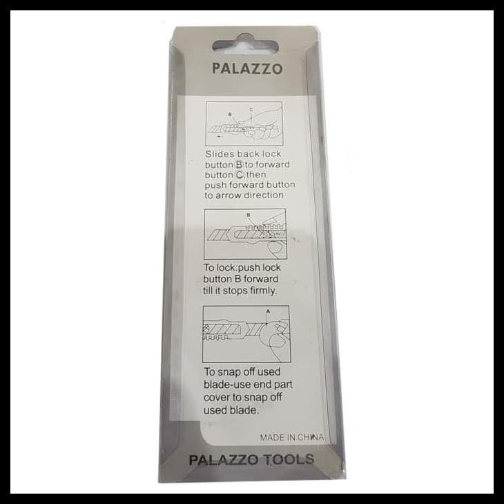 

Palazzo Pisau Cutter Besar Gagang Karet