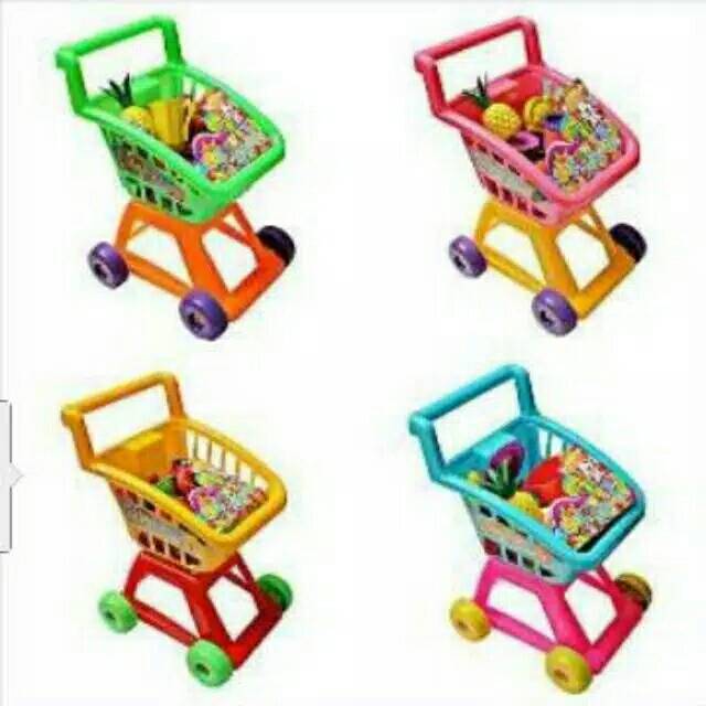 Troli mainan / troli belanja supermarket