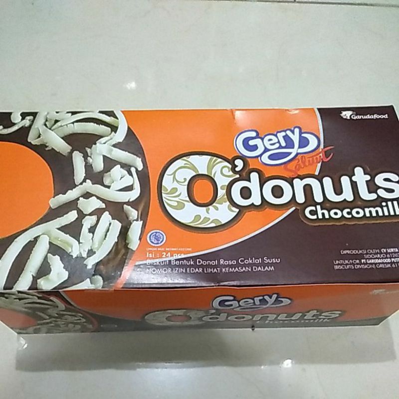 Gery O' Donuts box isi 24 pcs