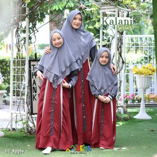 GAMIS COUPLE KIDS JUNIOR MOM KALANI SERIES ZETA LUCU MURAH