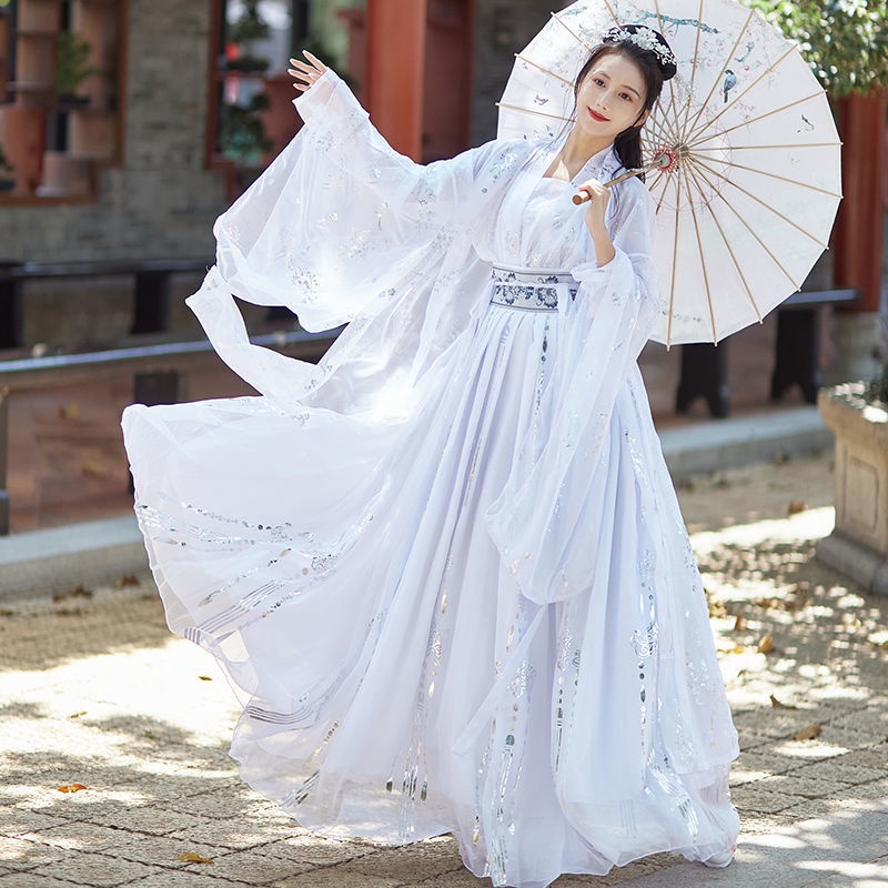 ancient costume women's Han Chinese clothing autumn Chinese style Elegant Flower