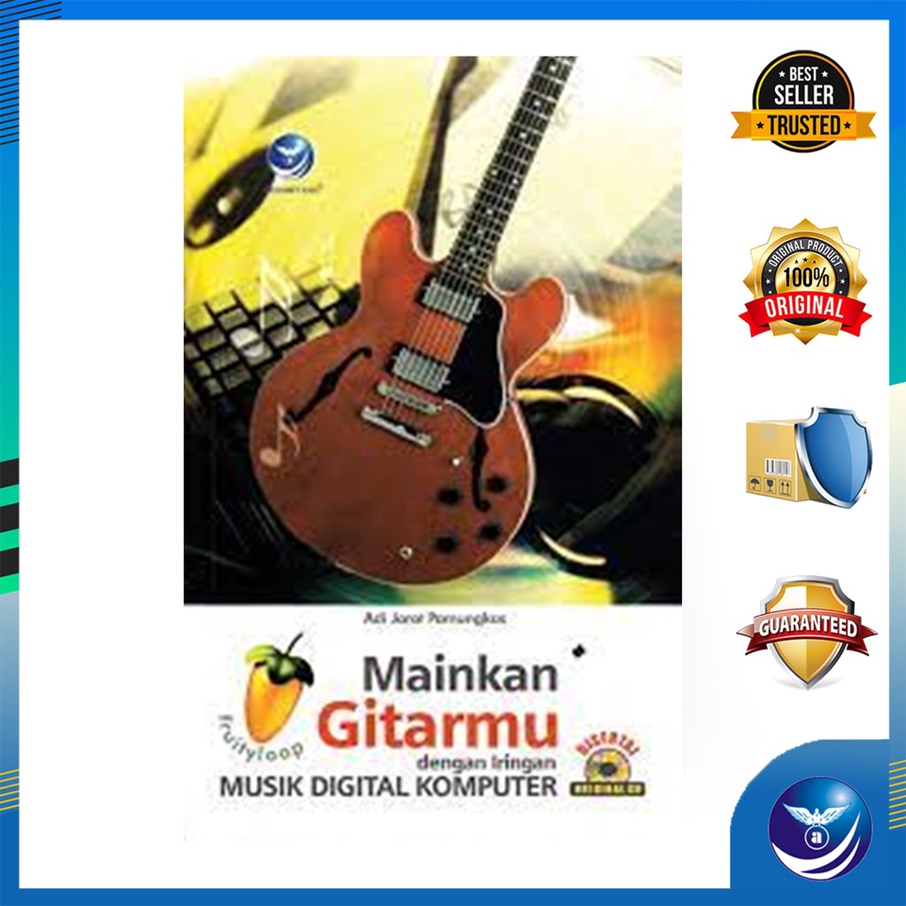 Penerbit Andi - Mainkan Gitarmu Dengan Iringan Musik Digital Komputer + CD - Adi Jarot Pamungkas