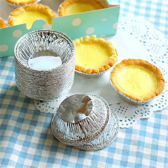 ALUMINIUM MODEL CUP RX-145 - @100pcs - WADAH ALUMINIUM FOIL RX145