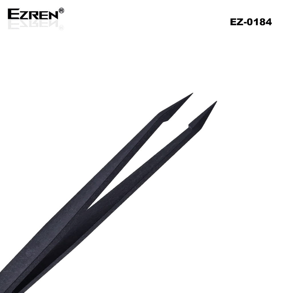 Ezren EZ-0184 Pinset Anti Statik MultiFungsi Tweezerz Black