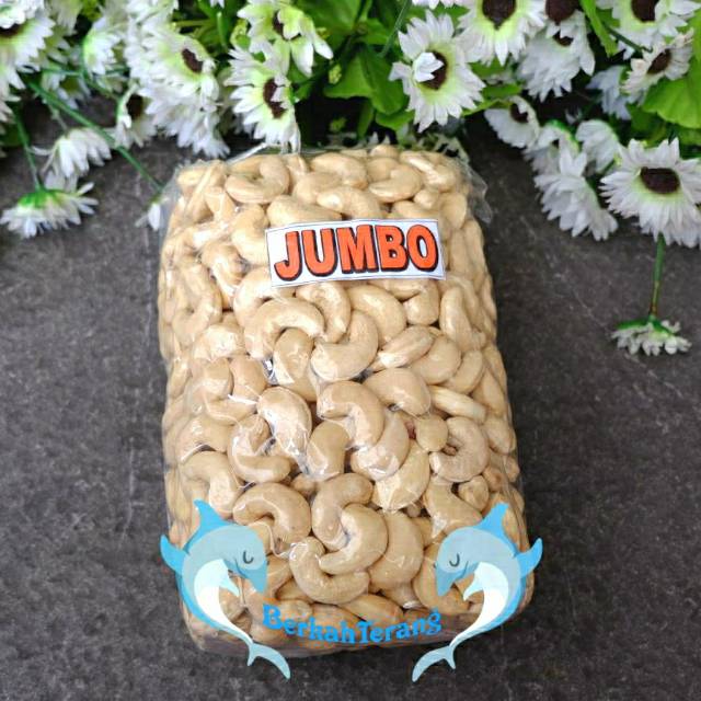 

Kacang Mede Jumbo Sulawesi / Mente / Mete Utuh Jumbo 1 kg