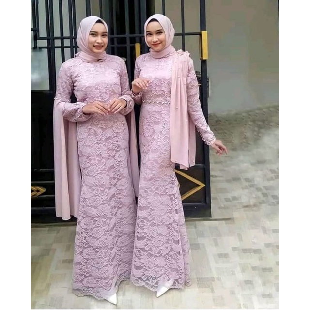 dress duyung brokat