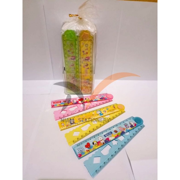 

SATUAN ( 1 PCS ) Penggaris Lipat 30 Cm Karakter Kartun Lucu