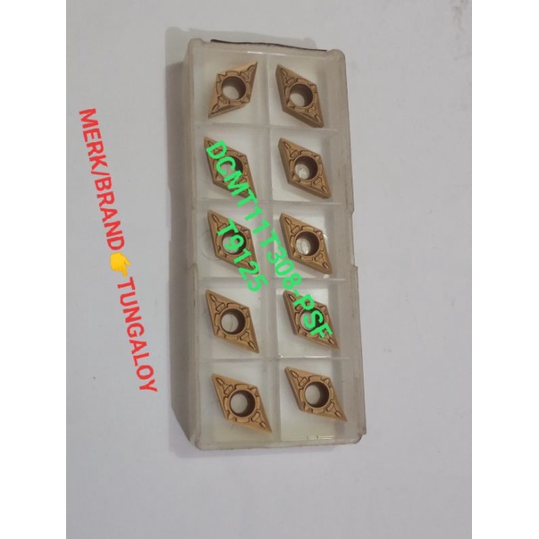 INSERT CARBIDE DCMT11T308-PSF INSERT DCMT INSERT CARBIDE INSERT MURAH MATA PISAU BUBUT DCMT11 MATA H