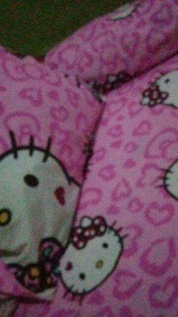 Sprei Hello Kitty Leopard Pink