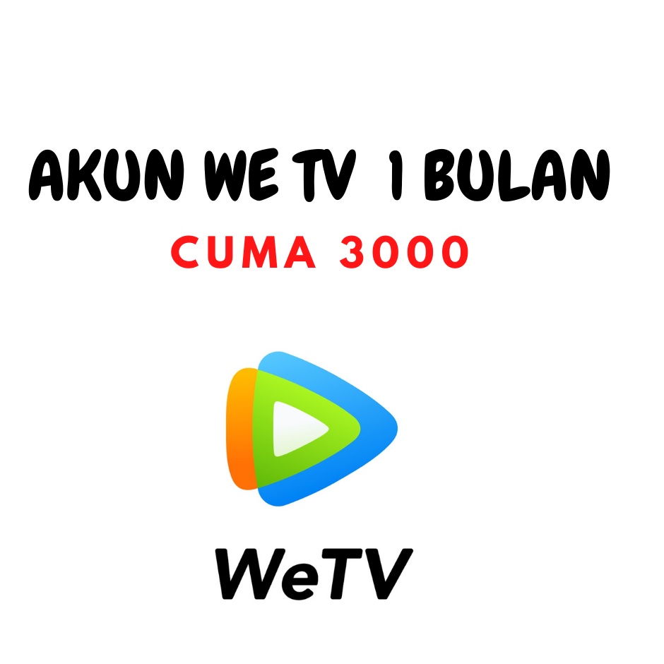 Jual Akun Premium WE TV 1 Bulan | Shopee Indonesia