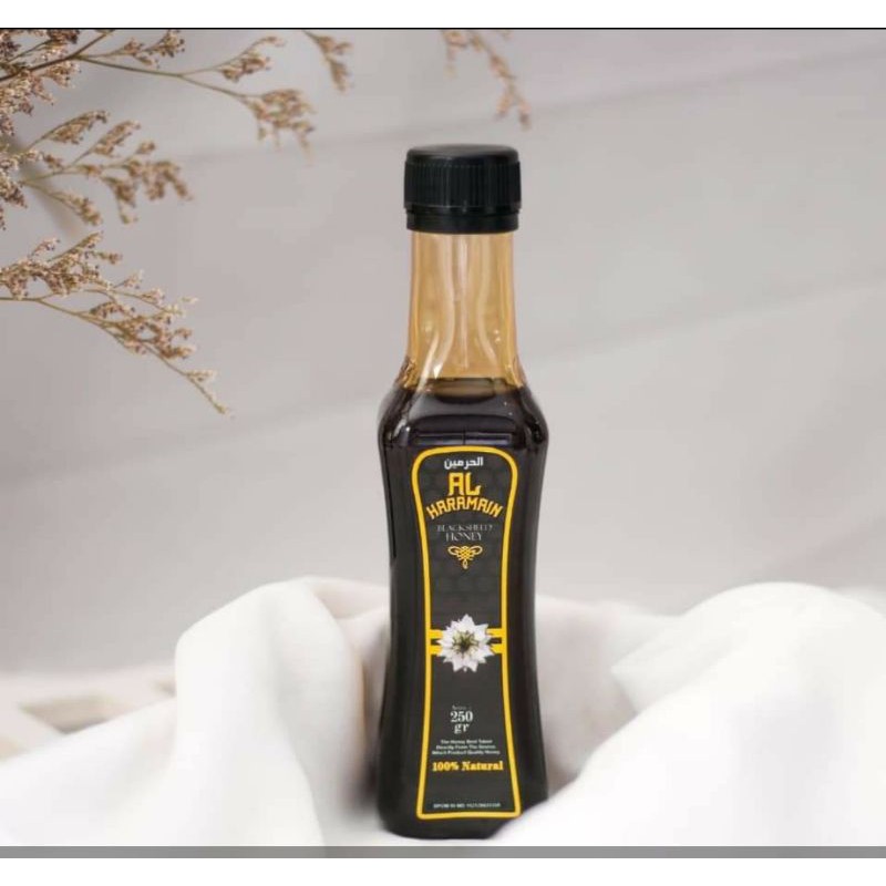 

Madu Al-haromain 500gr Nektar Bunga habbatussauda