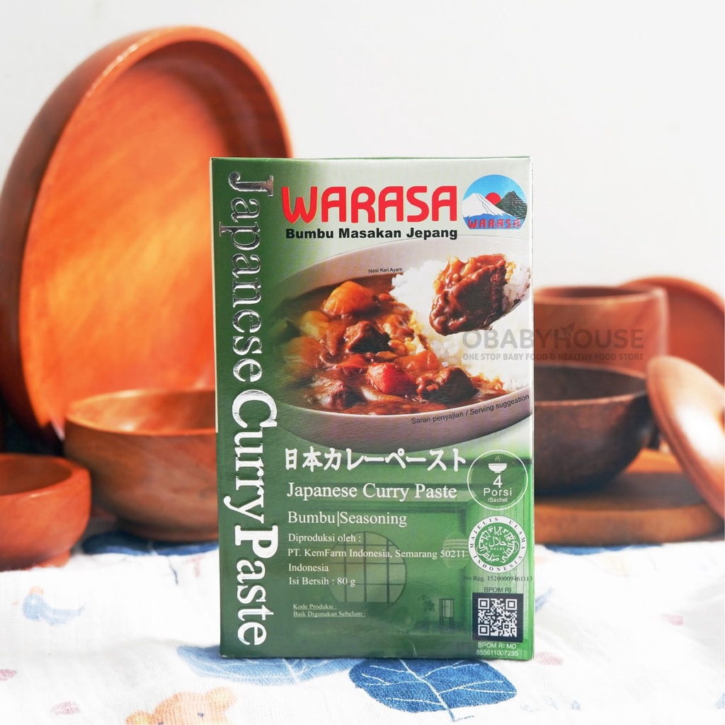 Warasa Japanese Curry Paste / Bumbu Kari Jepang 80 gr