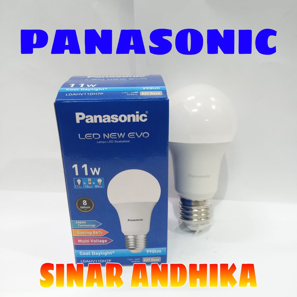 LAMPU LED BULB PANASONIC 11 WATT