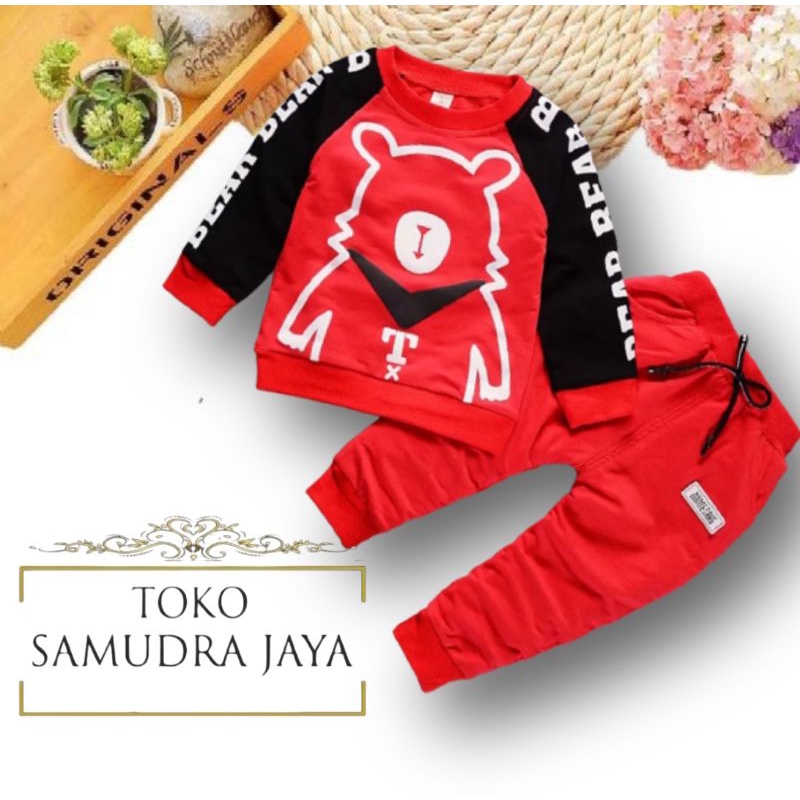 Baju setelan anak laki laki stelan anak laki laki baju anak 3-4 tahun setelan Jogger anak laki laki
