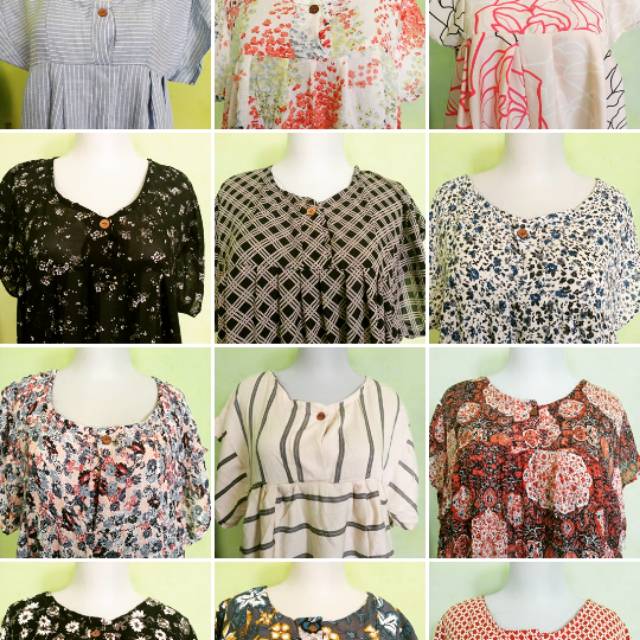 DASTER SAMBUNG/ DASTER KAIN PERCA/ DASTER MOTIF / DASTER BUSUI HOMEDRESS KONVEKSI (RANDOM)