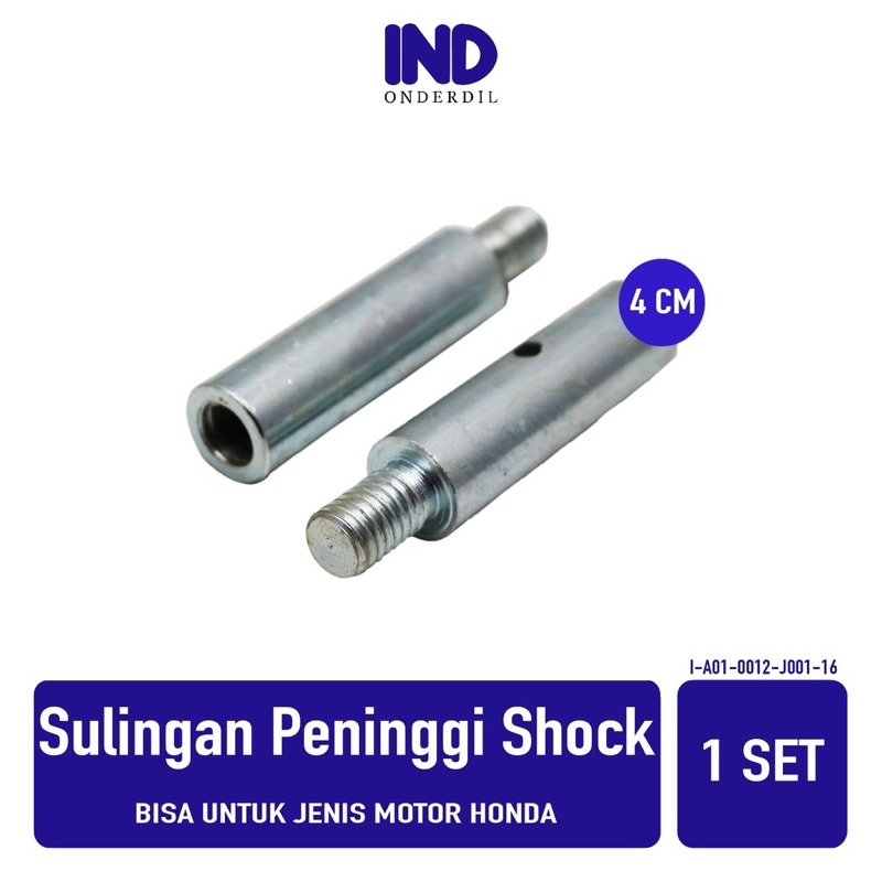 PENINGGI SULINGAN SHOCK DEPAN TANPA LUBANG OLI MOTOR BEBEK DAN MATIC 4 6 8 10cm PENINGGI SULING