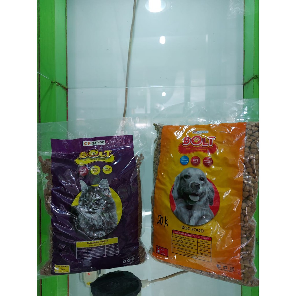 BOLT  Cat Food & Dog Food - Repack