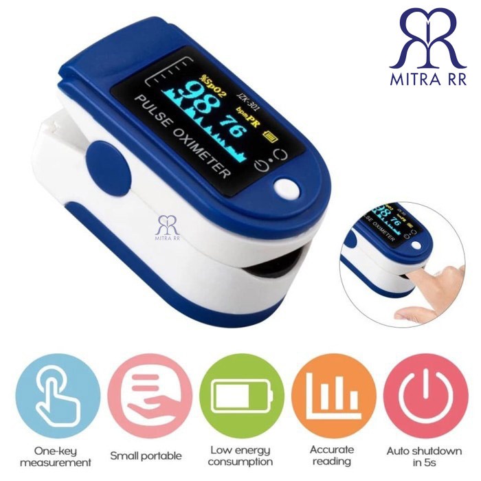 Oximeter Oxymeter Fingertip Pulse LK87 Alat Ukur Heartrate kadar Oksigen Darah - Detak Jantung