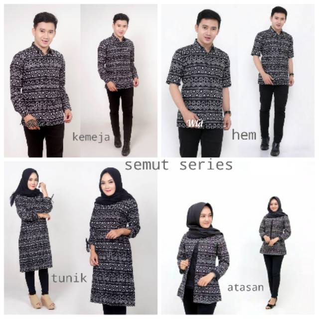 Maura Couple - Sania Ruffle Batik Couple Ori Ndoro Jowi DNT Garansi Termurah Shopee - semut