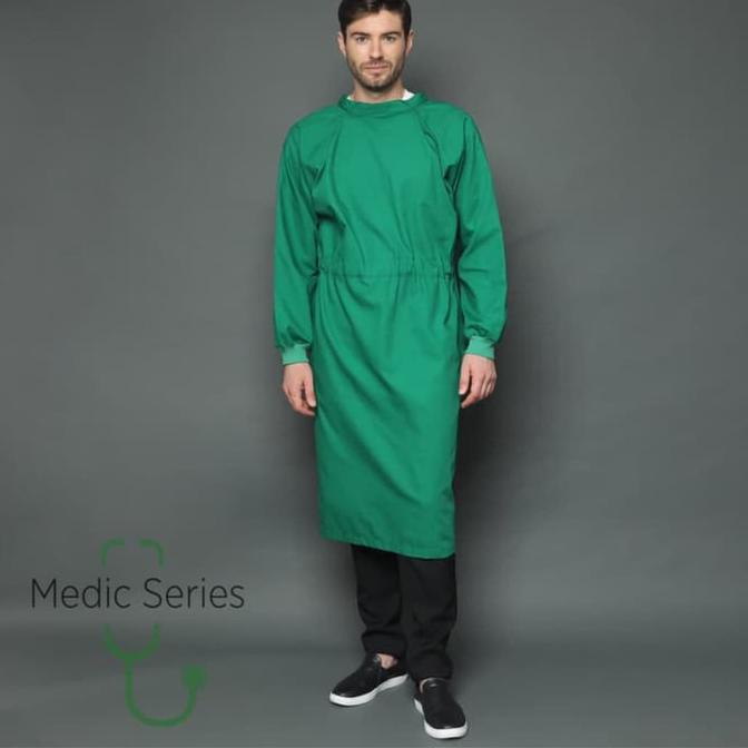 Baju operasi/ok/baju bedah/surgical gown/bahan parasut