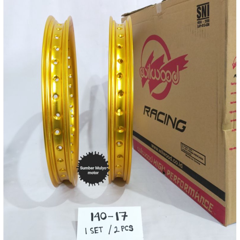 Velg veleg Peleg pelg by Wilwood 140 ring 17 u shape type U Gold