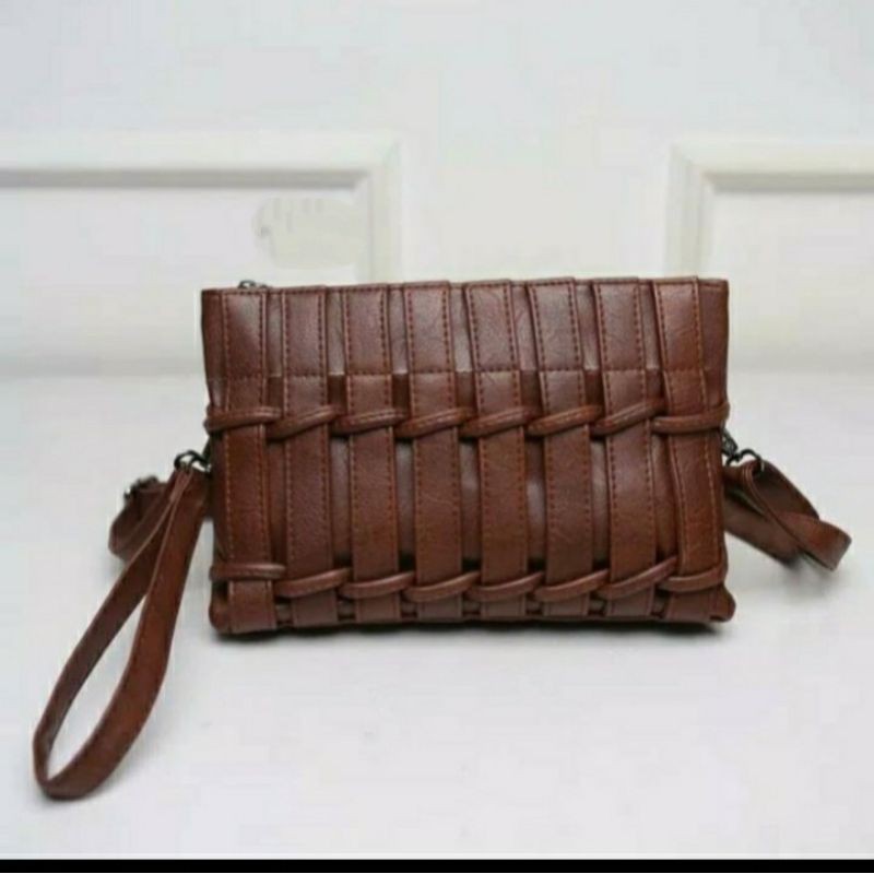 Tas selempang wanita motif pagar bahan good quality