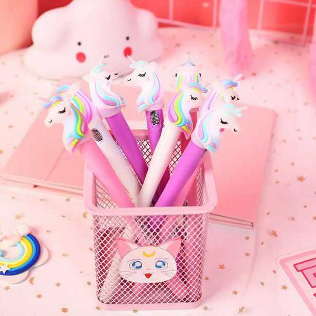 

pen gel unicorn dengan lampu glow unicorn gel ballpoint spe056