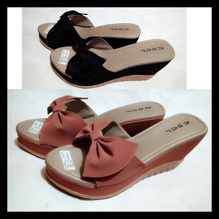 Murah - Sandal Wedges Wanita Ori Ebel Dd 39 