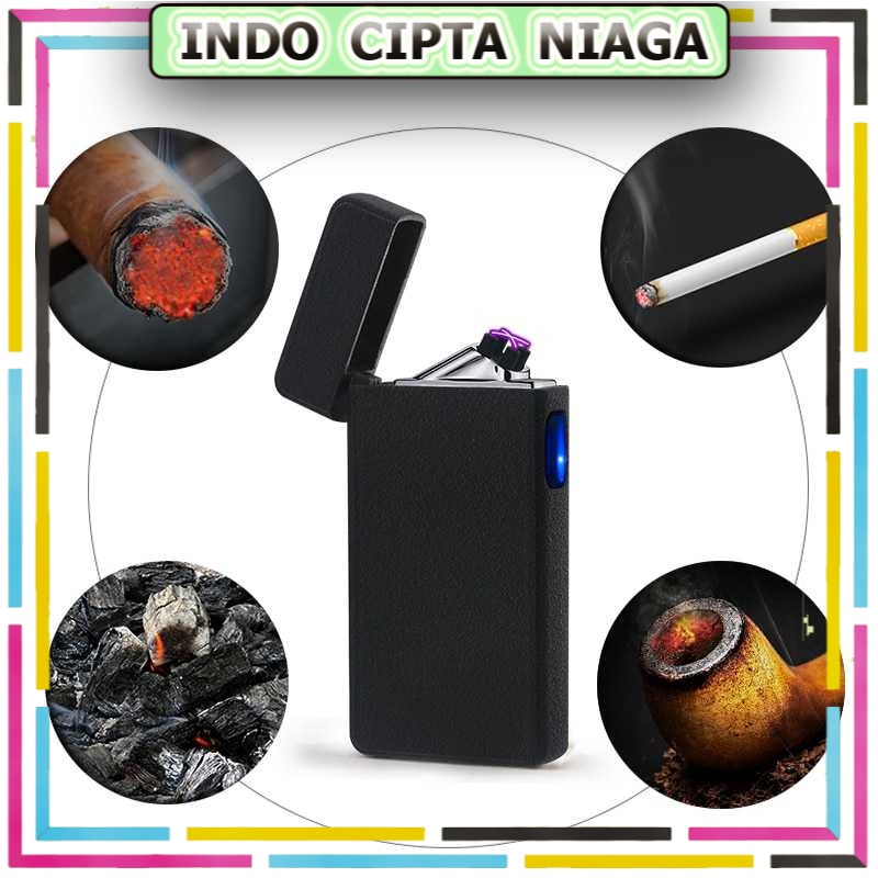 LCFUN Korek Api Elektrik Double Plasma Arc USB Lighter F130015