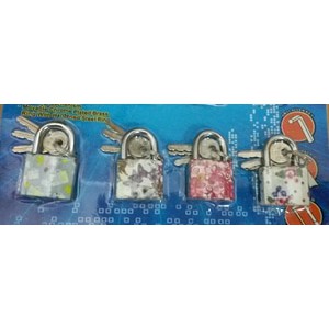 Gembok Motif Bunga 30 Mm Pad Lock