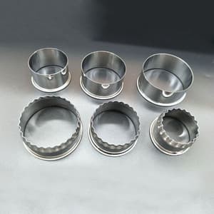 Stainless Steel Round Dumplings Cutters 3 Size