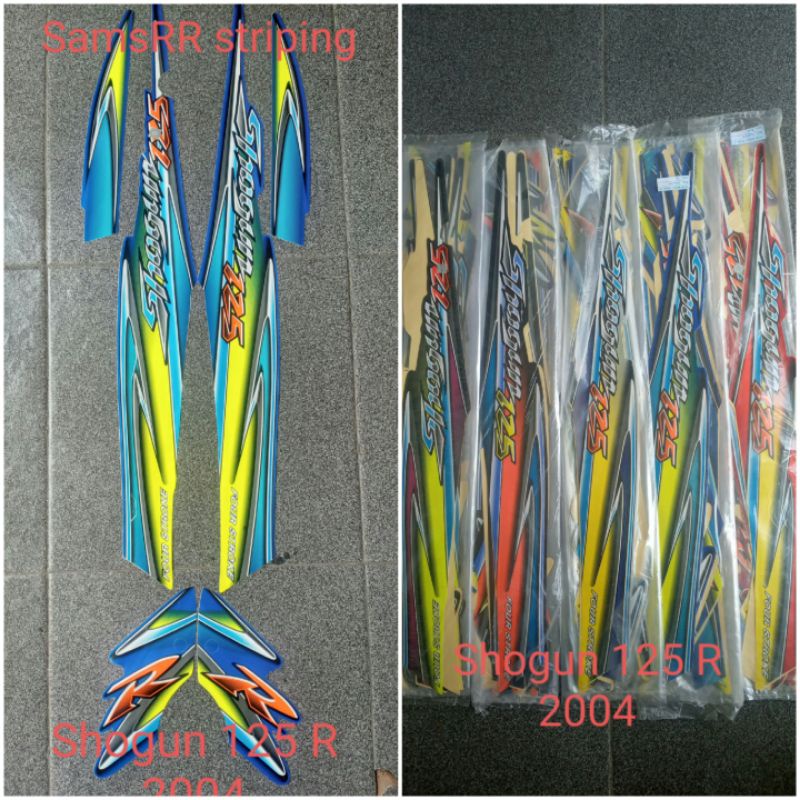 Striping SHOGUN 125 R 2004