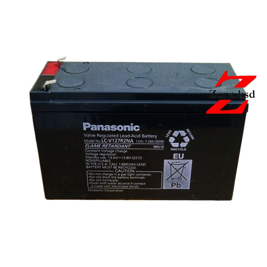 Battery UPS Panasonic  12V 7.2AH Sealed Lead-Acid Original