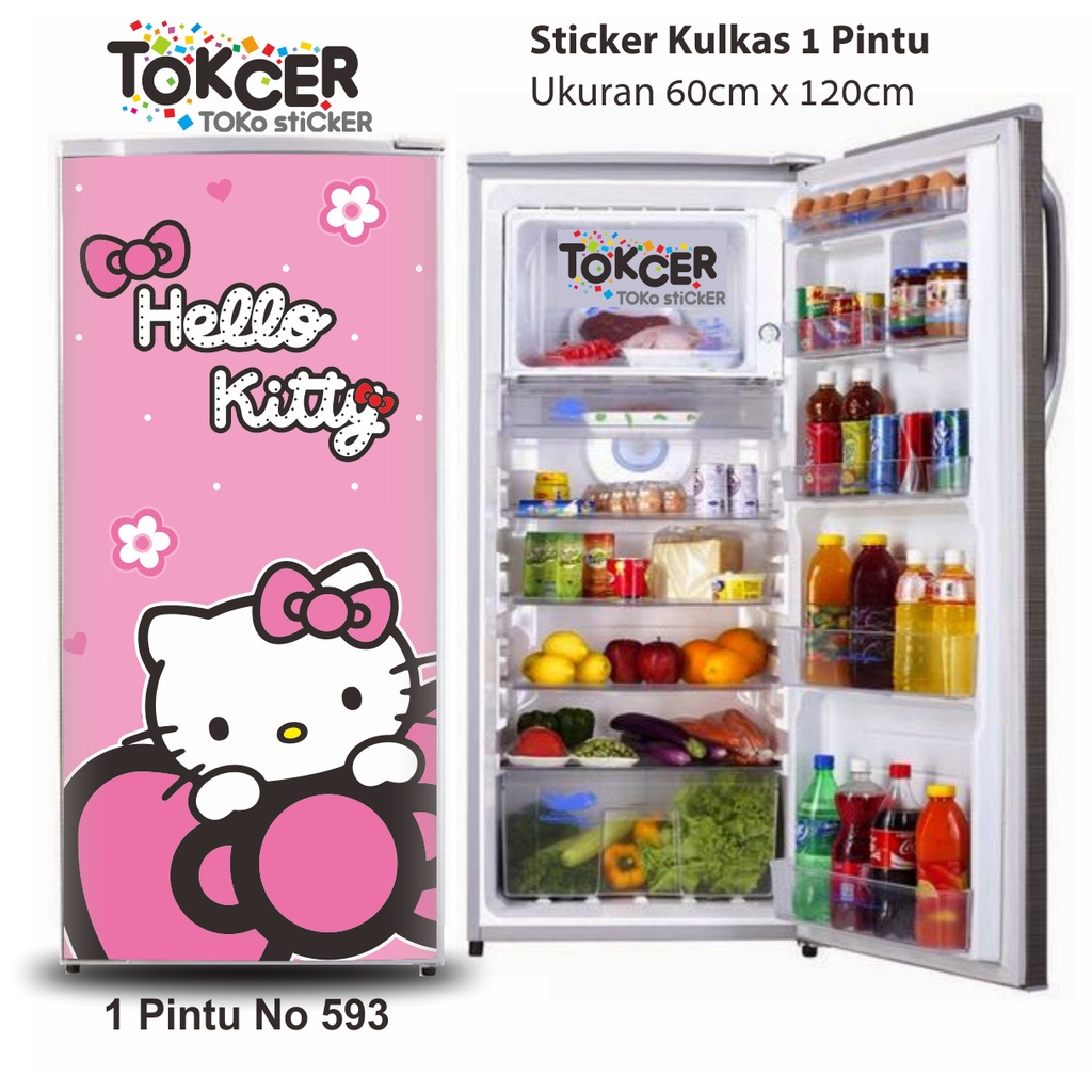 Stiker Kulkas/stiker Kompor/stiker Magicom HELLO KITTY