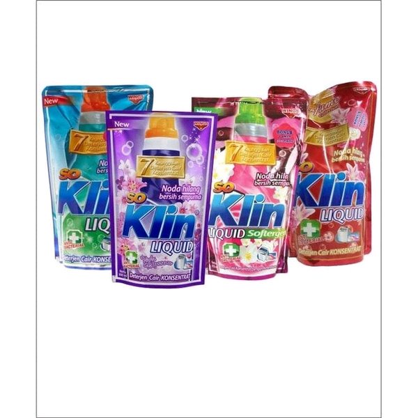 So Klin Liquid Deterjen Cair Konsentrat 100 - Pouch