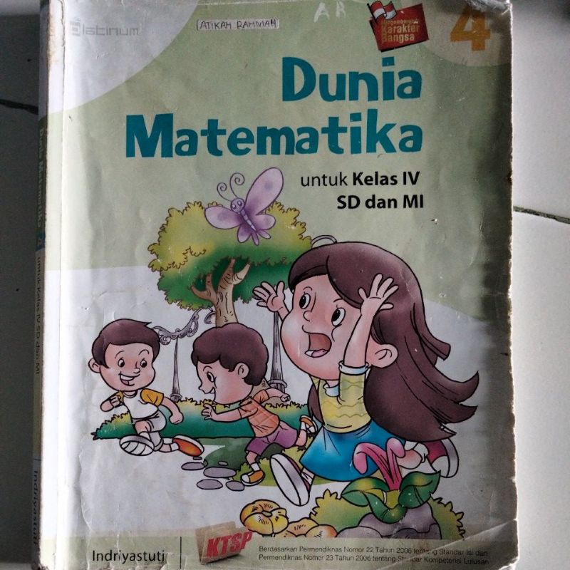 buku cetak matematika kelas 4 sd/mi ktsp