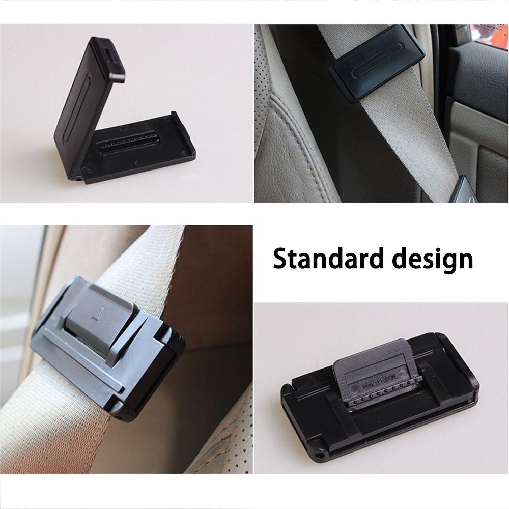 Top 2pcs Belt Safety Adjuster Clip Universal Fastener Extension Meningkatkan Kenyamanan Stop Kontak Seatbelt Stopper