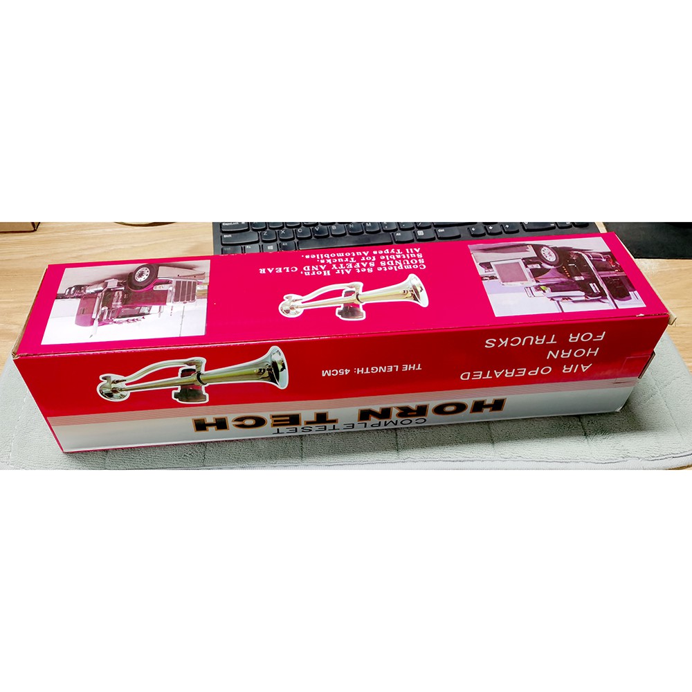 Klakson Trompet Mobil 150dB 12V - OMRS9SWH White