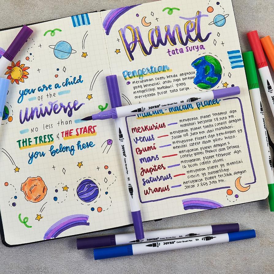 

✧FRESS✧ Grid Notebook Diary Buku Catatan Kotak-Kotak Joyko NB-702 196 hal ✺