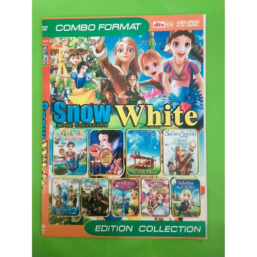 PROMO KASET VIDEO DVD FILM KARTUN ANAK CEWEK SNOW WHITE