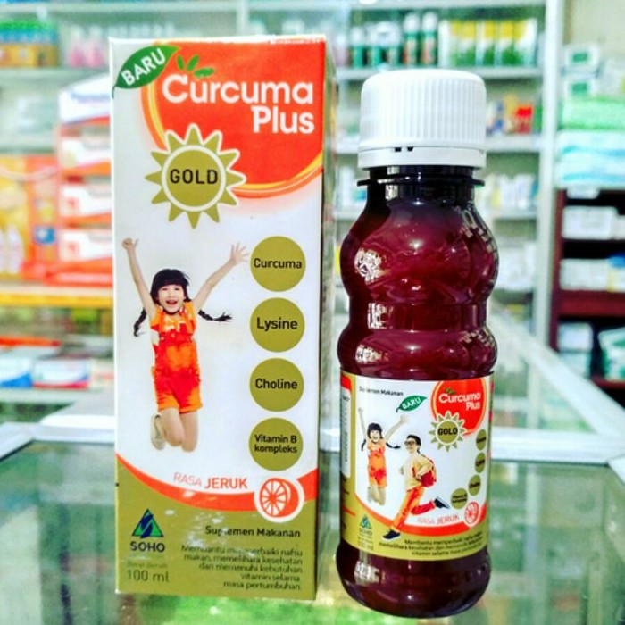 CURCUMA PLUS GOLD JERUK 100ML / MULTIVITAMIN ANAK