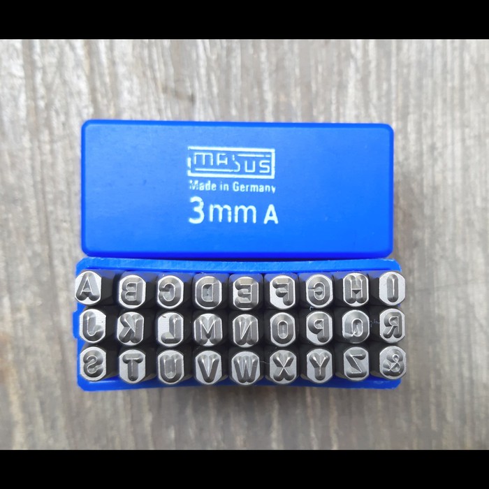 

Promo KETOK HURUF (A-Z) ukuran 3mm / LETTER (A-Z) STAMP PUNCH MERK MASUS