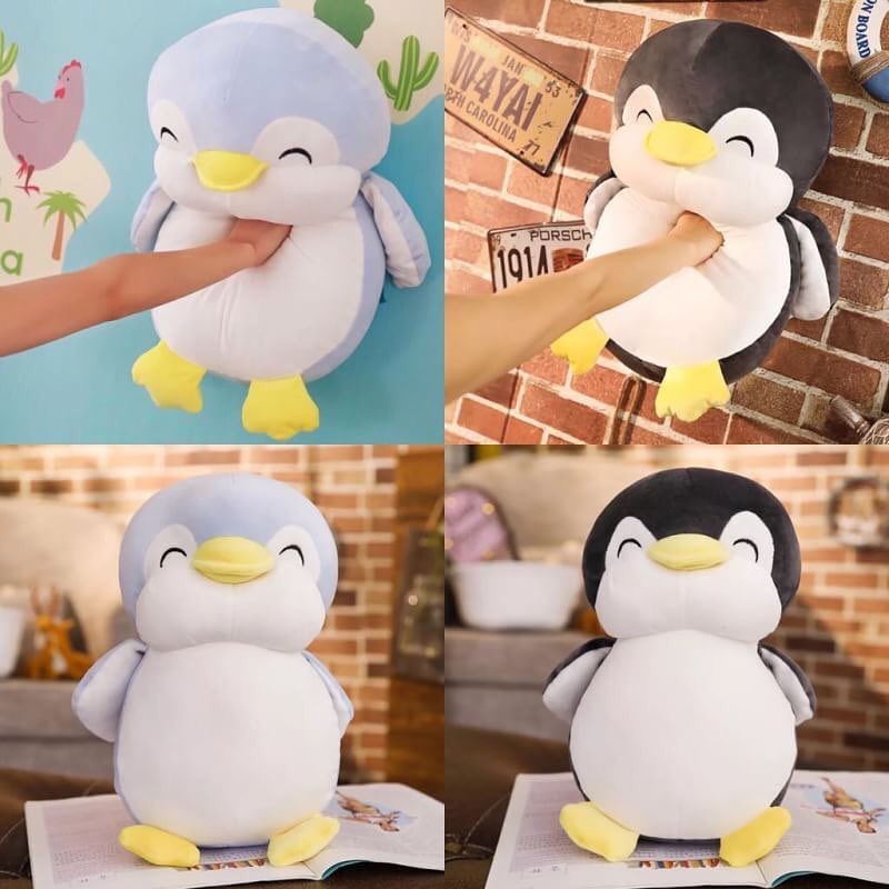 Boneka Lucu Lembut Bantal PINGUIN Mainan mewah Boneka ANIMAL Imut Binatang Size 45 cm Murah Kado Ulang Tahun