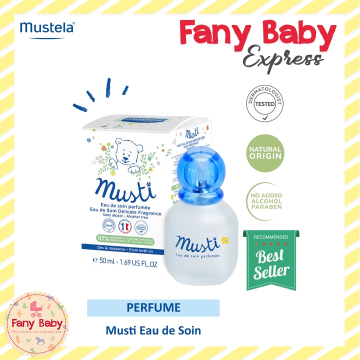 MUSTELA MUSTI EAU DE SOIN DELICATE FRAGRANCE PARFUM BABY 50ML