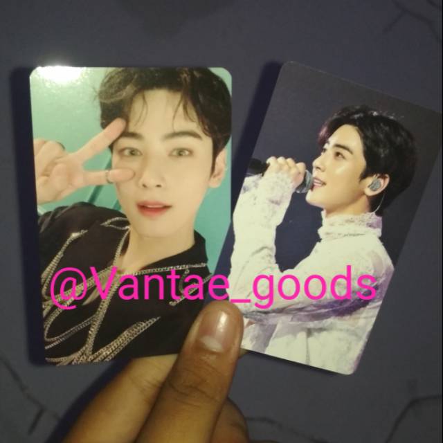 OFFICIAL PC CHA EUN WOO ASTRO BLUE FLAME ASTROAD