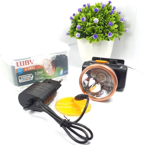 Luby L2875 Senter Kepala Super Terang / Headlamp Outdoor LED Waterproof