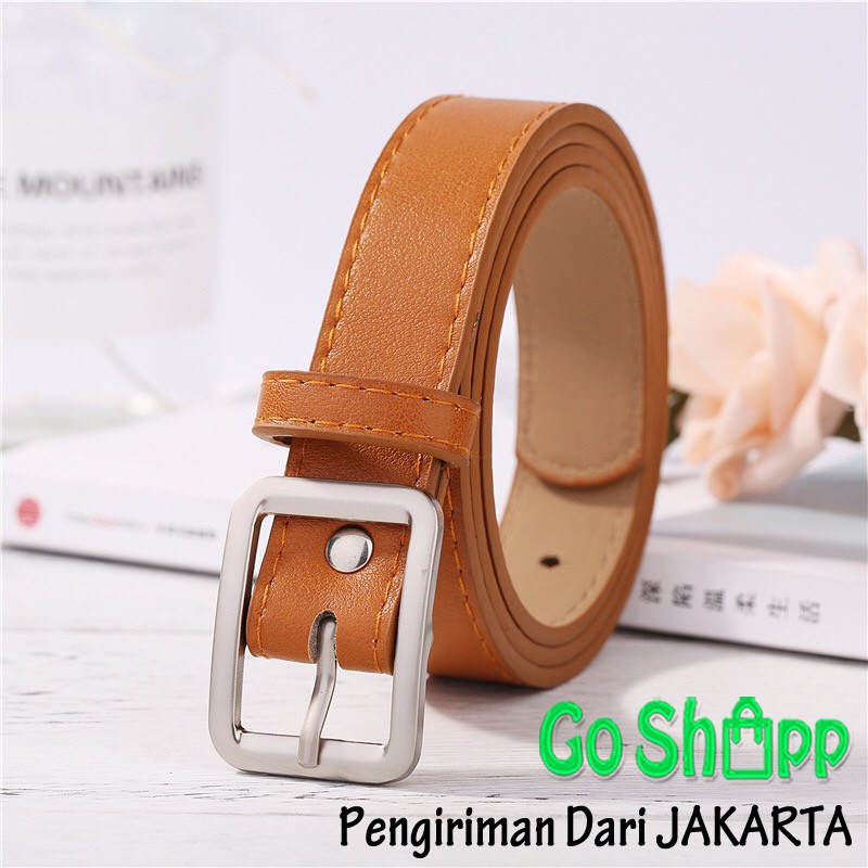 Gesper Wanita Import Persegi - Tali Pinggang Import - Ikat Pinggang Fashion Korea Terbaru [IK03]