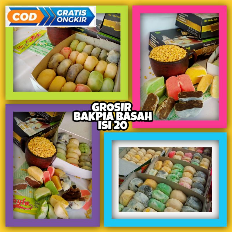 

BAKPIA BASAH Isi 20 Merk NAYLA LANGSUNG PABRIK, SELALU FRESH