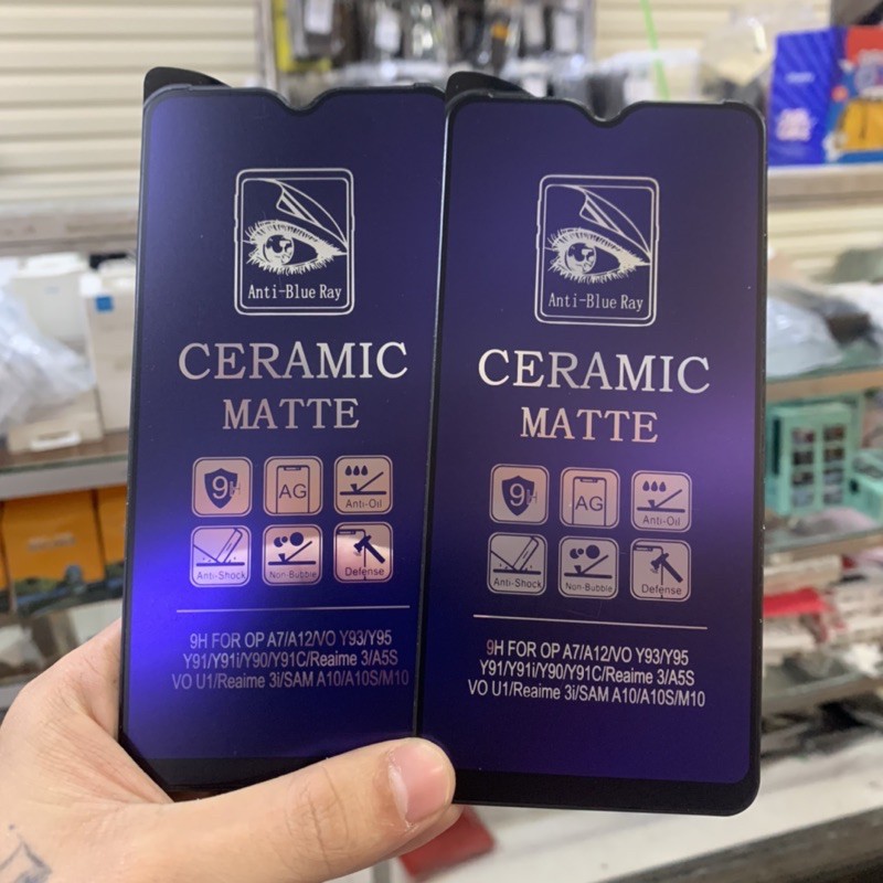 Ceramic Glass Xiaomi Redmi Note 8 R8 8A 8A Pro Matte Anti Blue Ray Screen Protector - UA